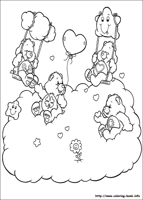 The Care Bears coloring picture